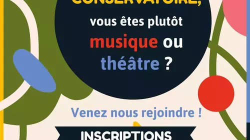Conservatoire de musique et d' art dramatique du Grand Cahors : rentrée 24/25